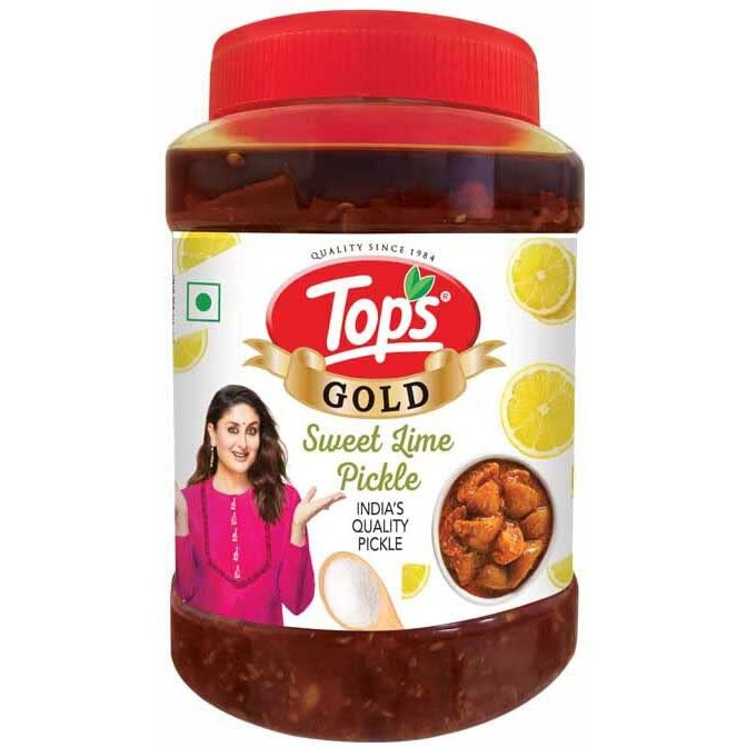 TOPS Gold Pickle Sweet Lime- 950 gm | Prepared from tangy Sweet Limes.