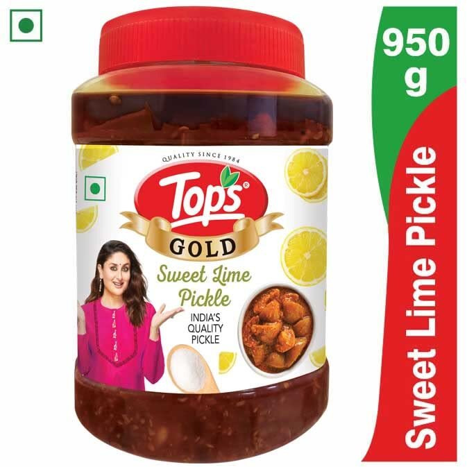 TOPS Gold Pickle Sweet Lime- 950 gm | Prepared from tangy Sweet Limes.