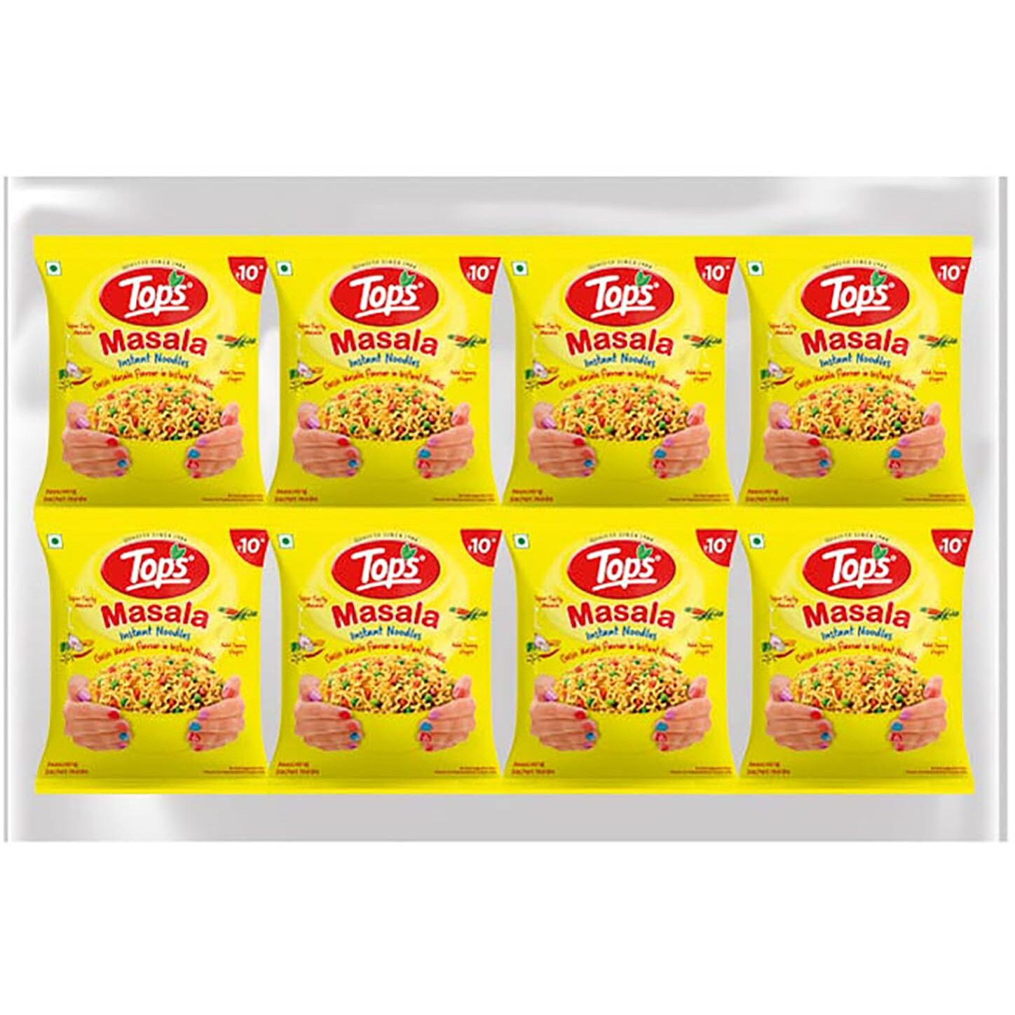 Tops Instant Masala Noodles -800 gm (16 Pouches x 50 gm) with Magical taste of Masala
