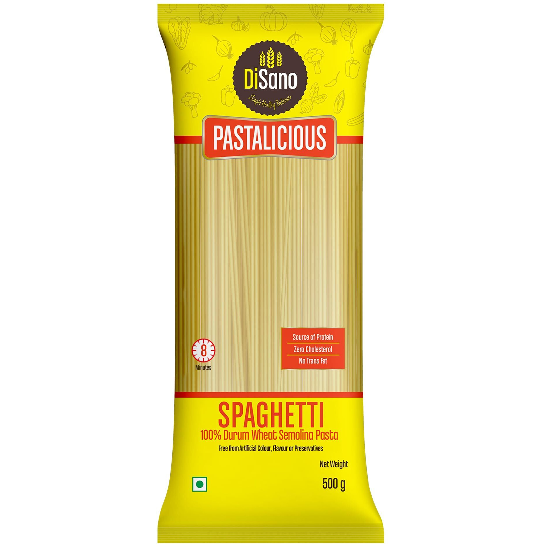 DiSano Pastalicious 100% Durum Wheat Spaghetti Pasta, 500g