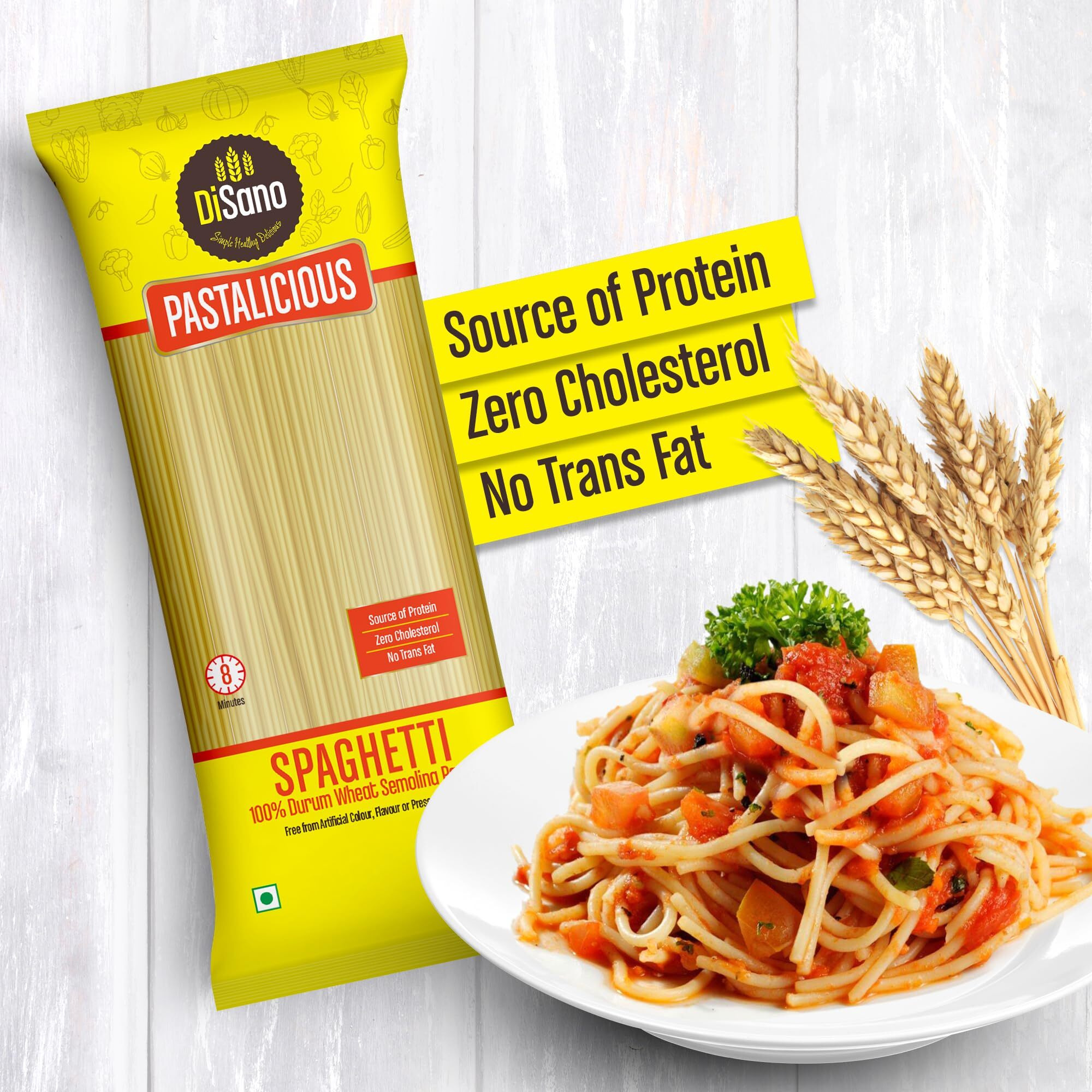 DiSano Pastalicious 100% Durum Wheat Spaghetti Pasta, 500g