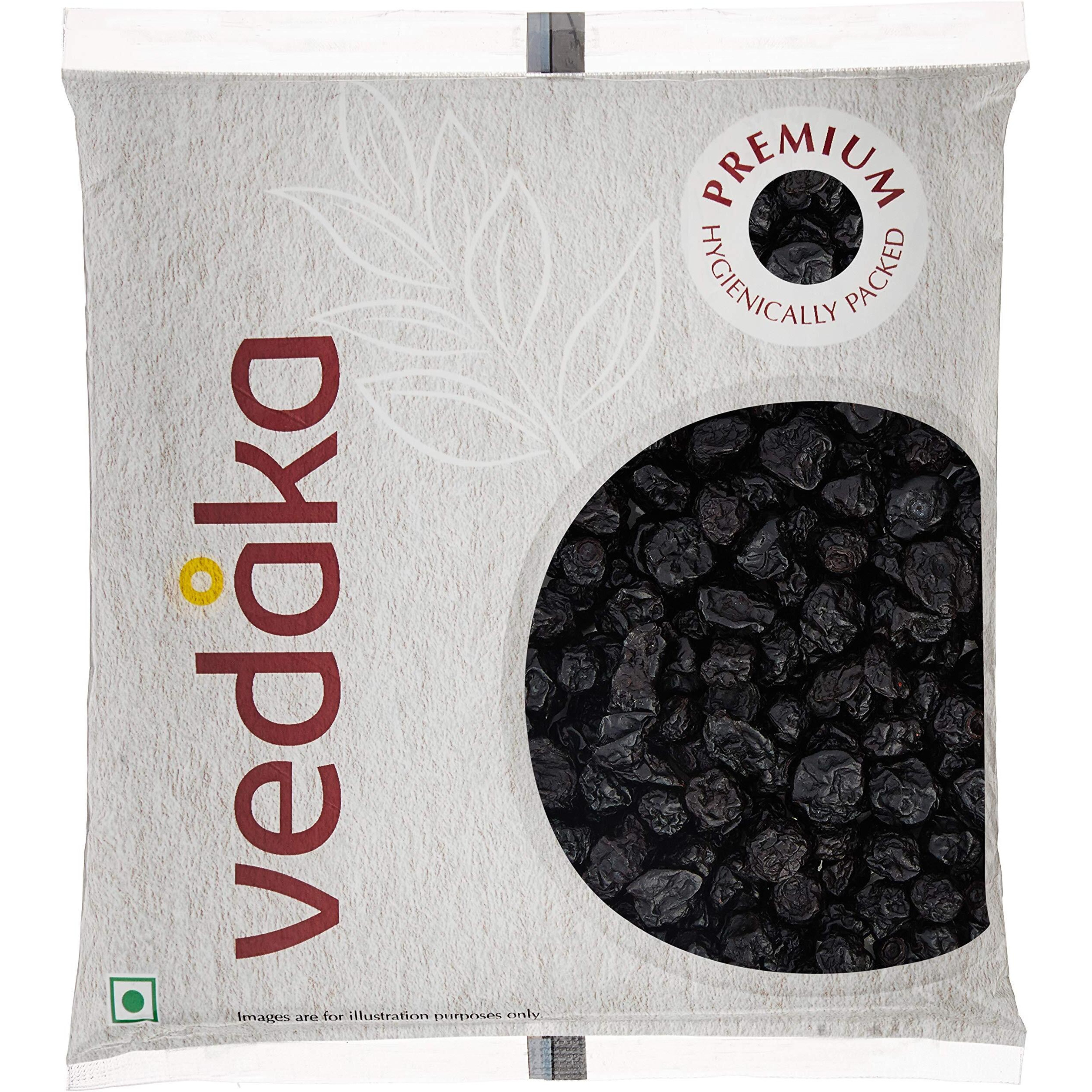 Amazon Brand - Vedaka Premium Whole Candied Blueberries | No Preservatives | 100g