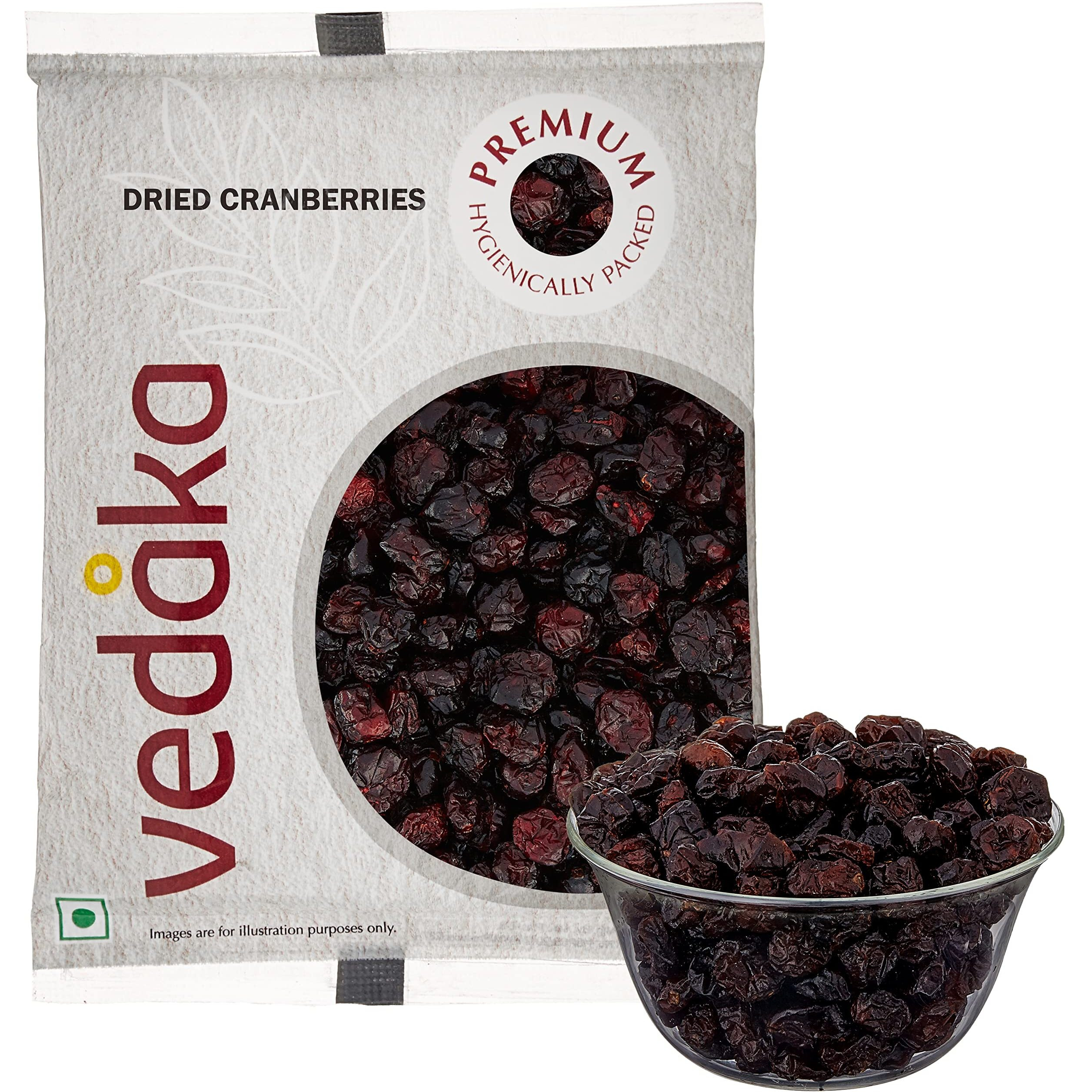Amazon Brand - Vedaka Premium Cranberries | Tasty Snack for Kids and Adults | Quality Berries | 200gm