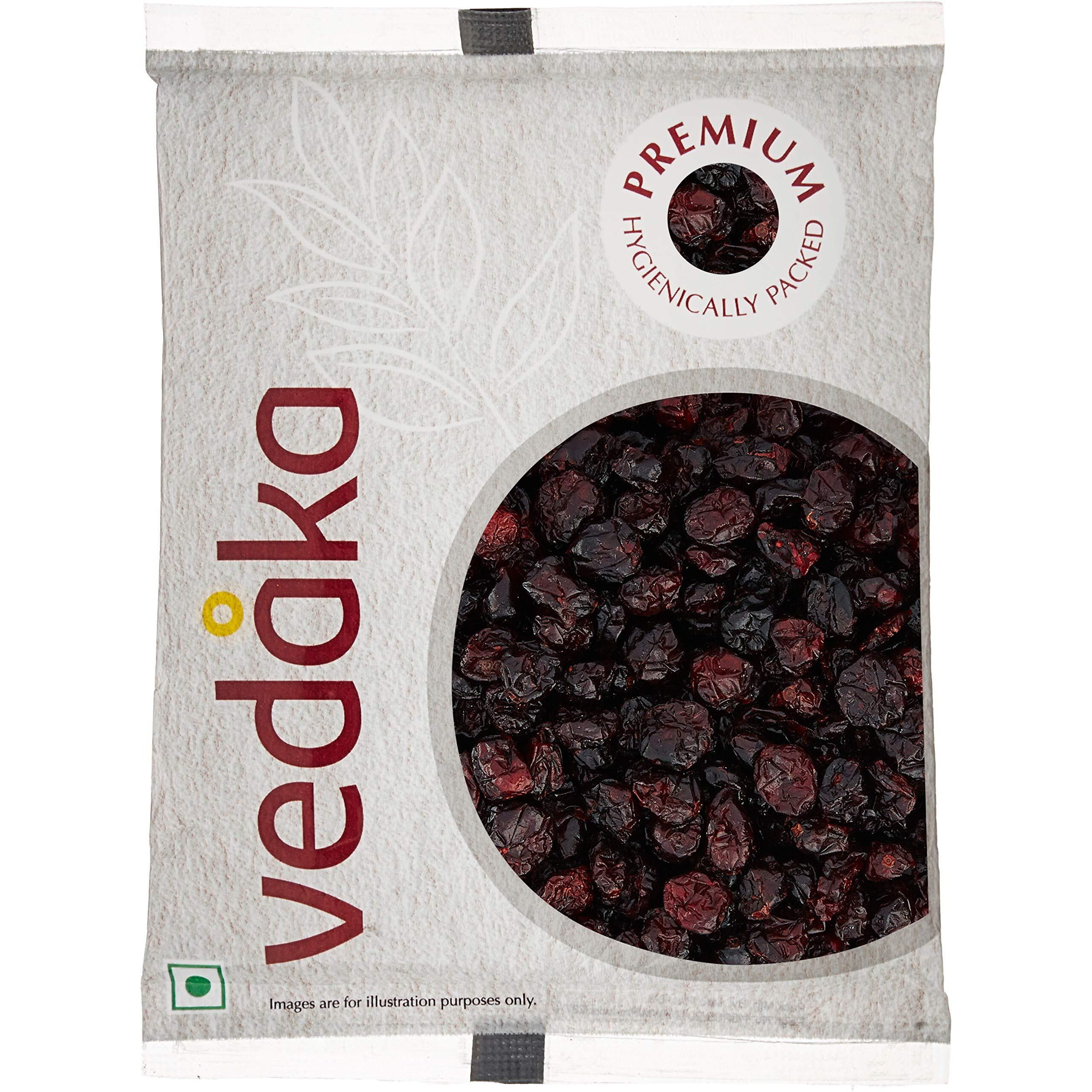 Amazon Brand - Vedaka Premium Cranberries | Tasty Snack for Kids and Adults | Quality Berries | 200gm