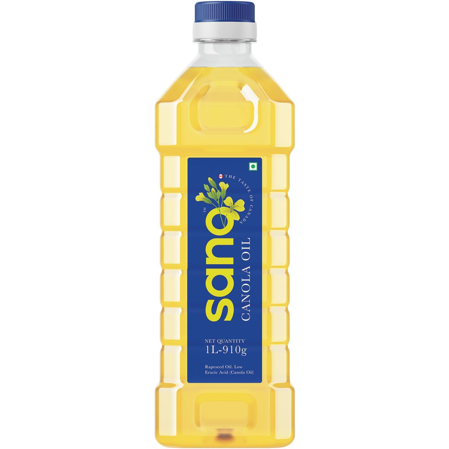 Sano Canola Oil Cooking Oil for Daily Use | Recommended for All Types of Cuisines | Lowest in Saturated Fat Content | Ideal for Health-Conscious Cooking | 1 Liter (Pack of 1)