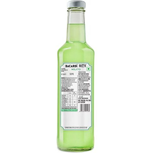 Bacardi Mixers - Mojito (500 Ml)- Non Alcoholic Premium Mixer