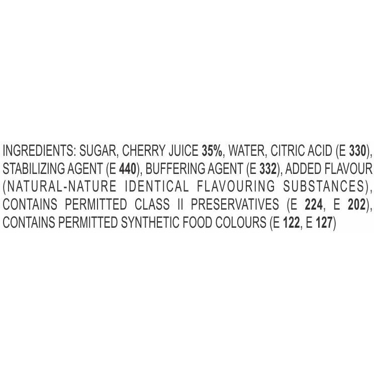 Manama Cherry Fruit Flavoured Syrup for Mocktails and Cocktails, 750ML