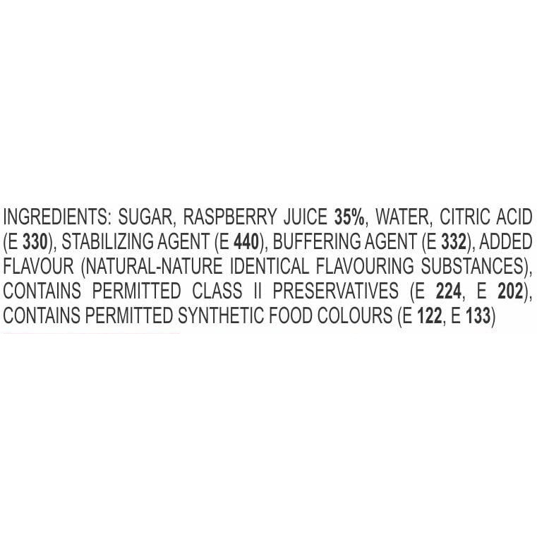 Manama Raspberry Syrup | Mixer for Mocktails, Cocktails, Drinks, Juices, Beverages | Non Alcoholic Mix 750ML Bottle
