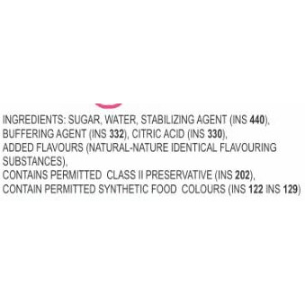 Manama Bubble Gum Syrup | Mixer for Mocktails, Cocktails, Drinks, Juices, Beverages | Non Alcoholic Mix 750ML Bottle