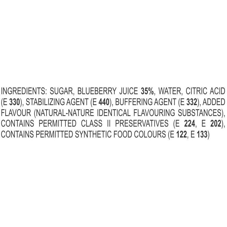 Manama Blueberry Syrup | Mixer for Mocktails, Cocktails, Drinks, Juices, Beverages | Non Alcoholic Mix 750ML Bottle