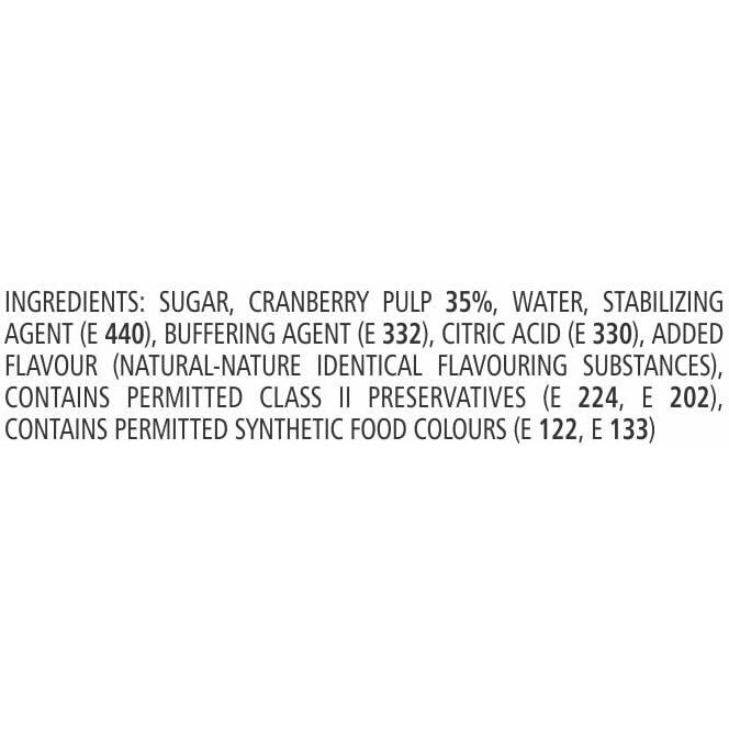 Manama Cranberry Crush | 750ML Fruit Topping for Ice Creams, Cakes, Pastries and Shakes, 750ML Bottle