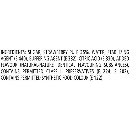 Manama Strawberry Fruit Crush for Dessert Toppings Like Ice Creams and Shakes (1Litre)