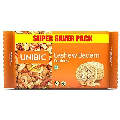 UNIBIC FOODS Cashew Badam Cookies, 500 g