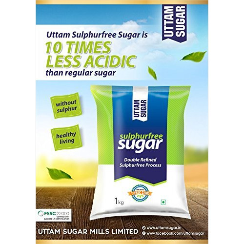 Uttam Sugar Sulphurless Sugar, 1kg