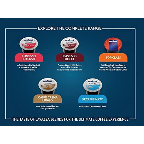 Lavazza BLUE Top Class, Pack of 25 Coffee Capsules, Compatible with Lavazza BLUE Machines