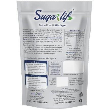 Sugarlif Low GI Cane Sugar (1 Kg)