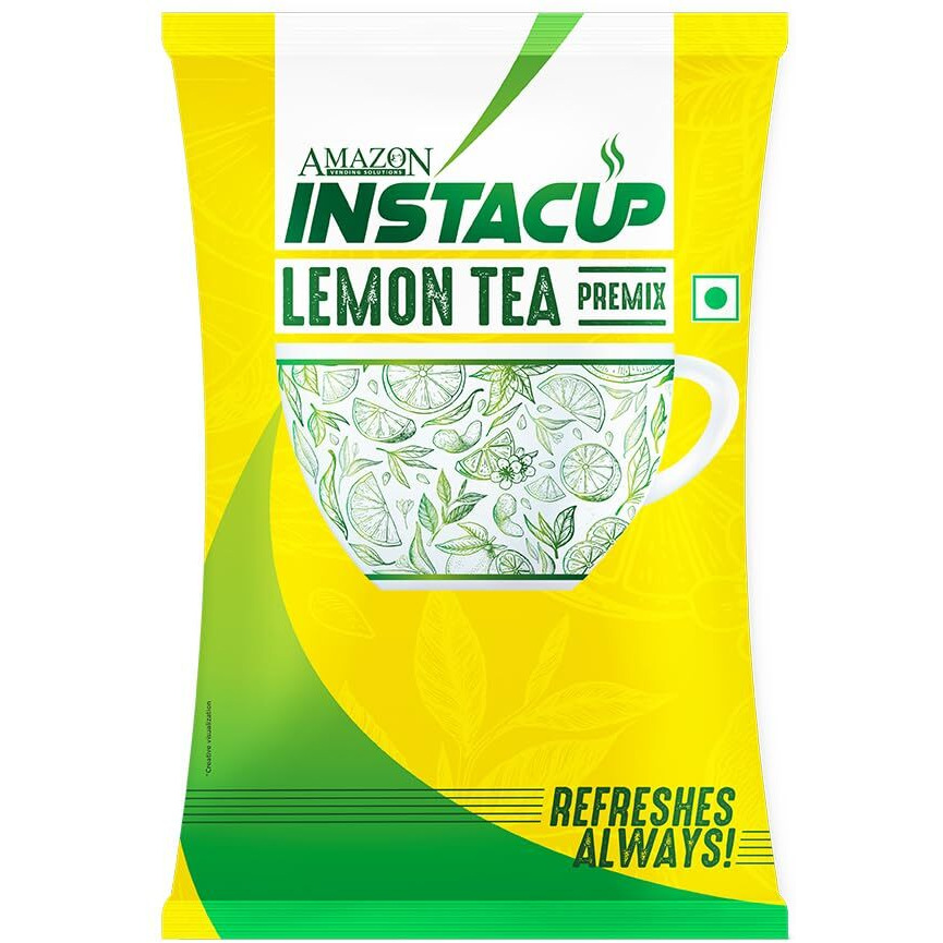 ATLANTIS Amzn Instant Lemon Chai Tea Granules Premix 1 Kg Pack For Vending Machines