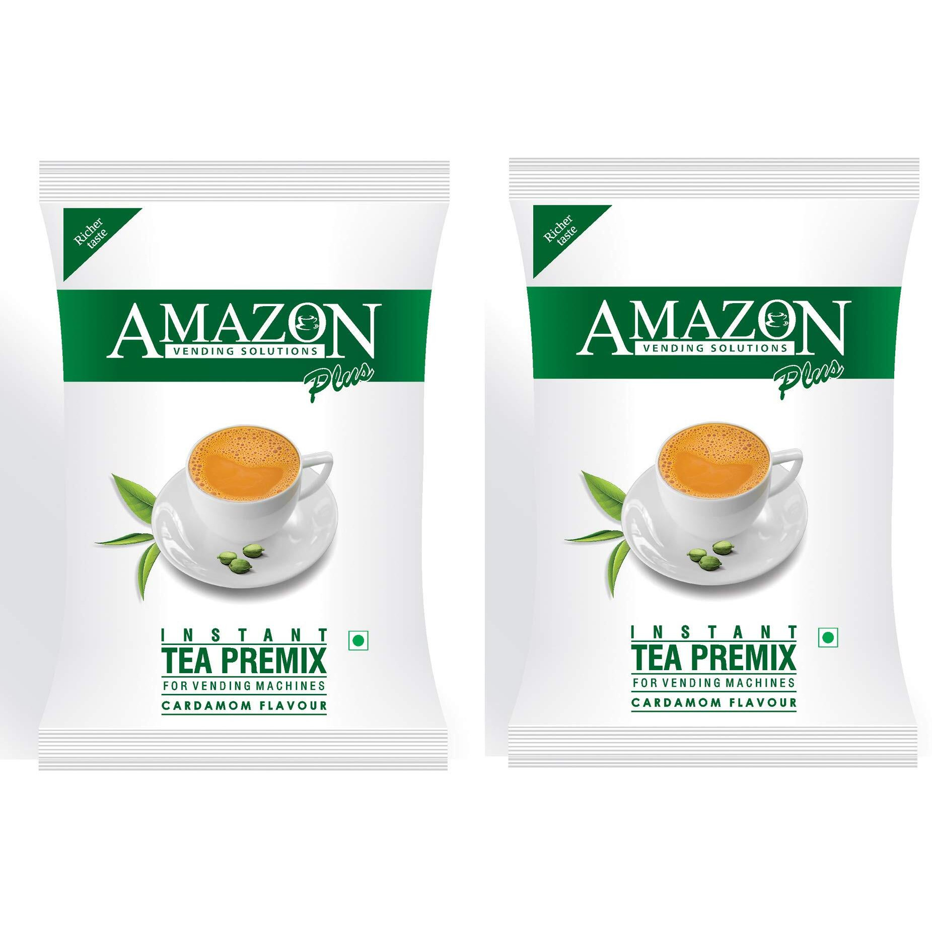 AMAZON 3 in 1 Instant Cardamom Plus Tea Premix (Premix Contains Tea, Milk and Sugar) for Vending Machines 2 Kg