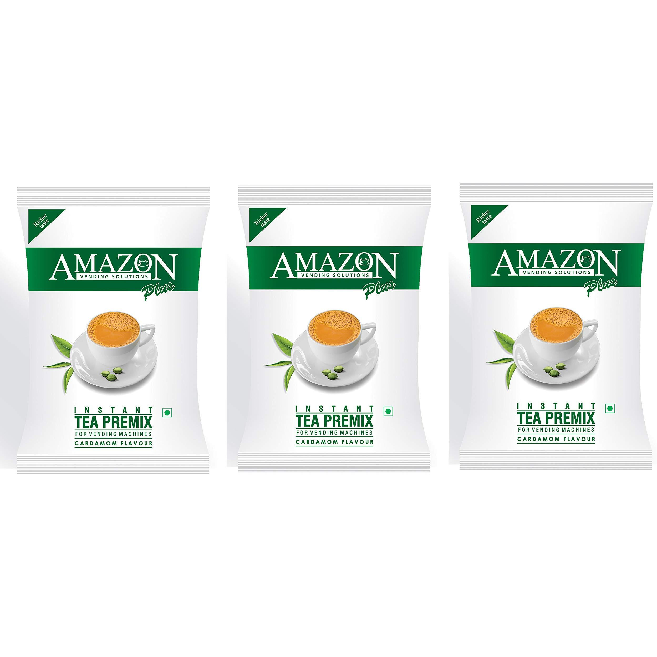AMAZON 3 in 1 Instant Cardamom Plus Tea Premix (Premix Contains Tea, Milk and Sugar) for Vending Machines 3 Kg