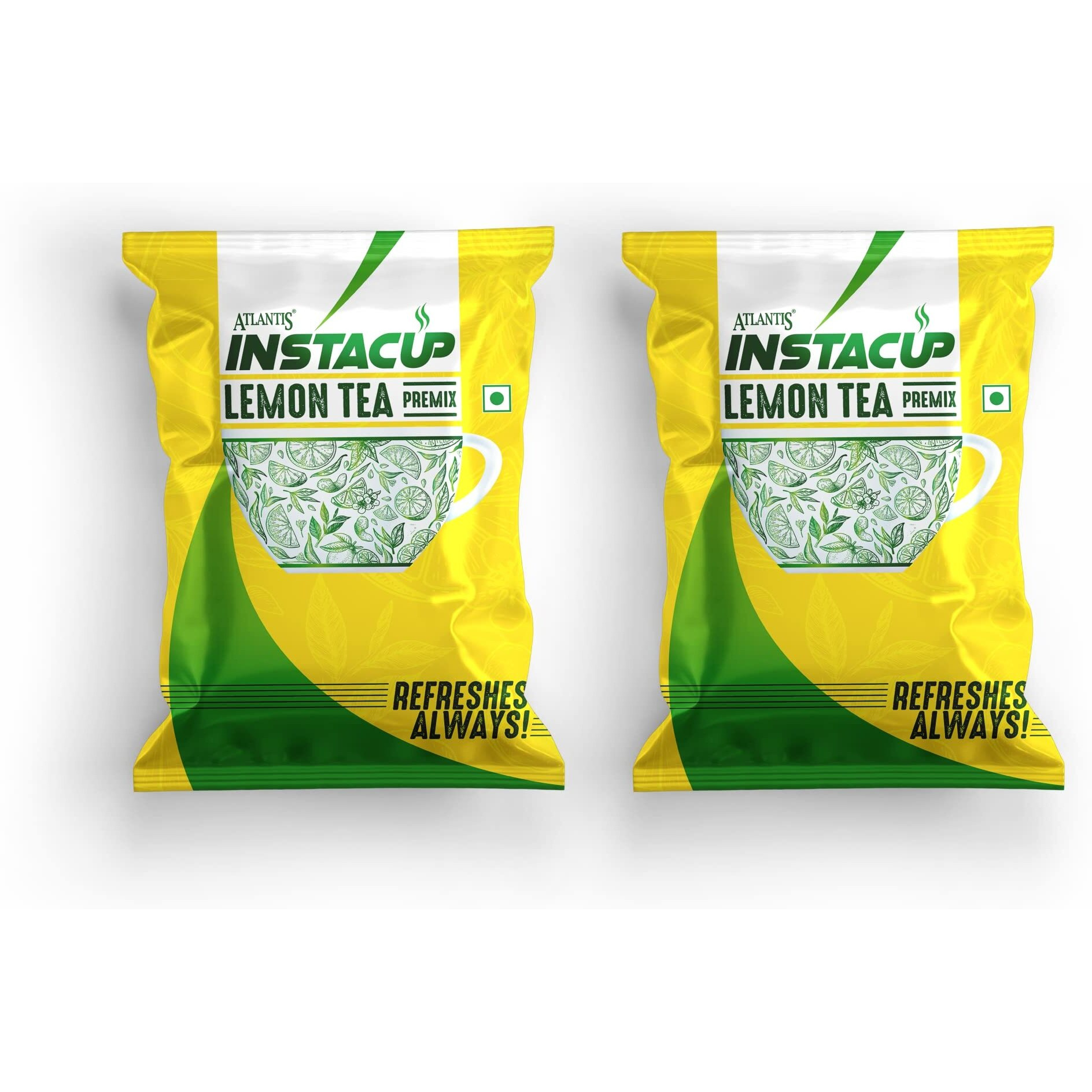 Atlantis 2 In 1 Instacup Instant Lemon Chai Tea, Powder Premix (Premix Contains Tea And Sugar) For Vending Machines 2 Kg