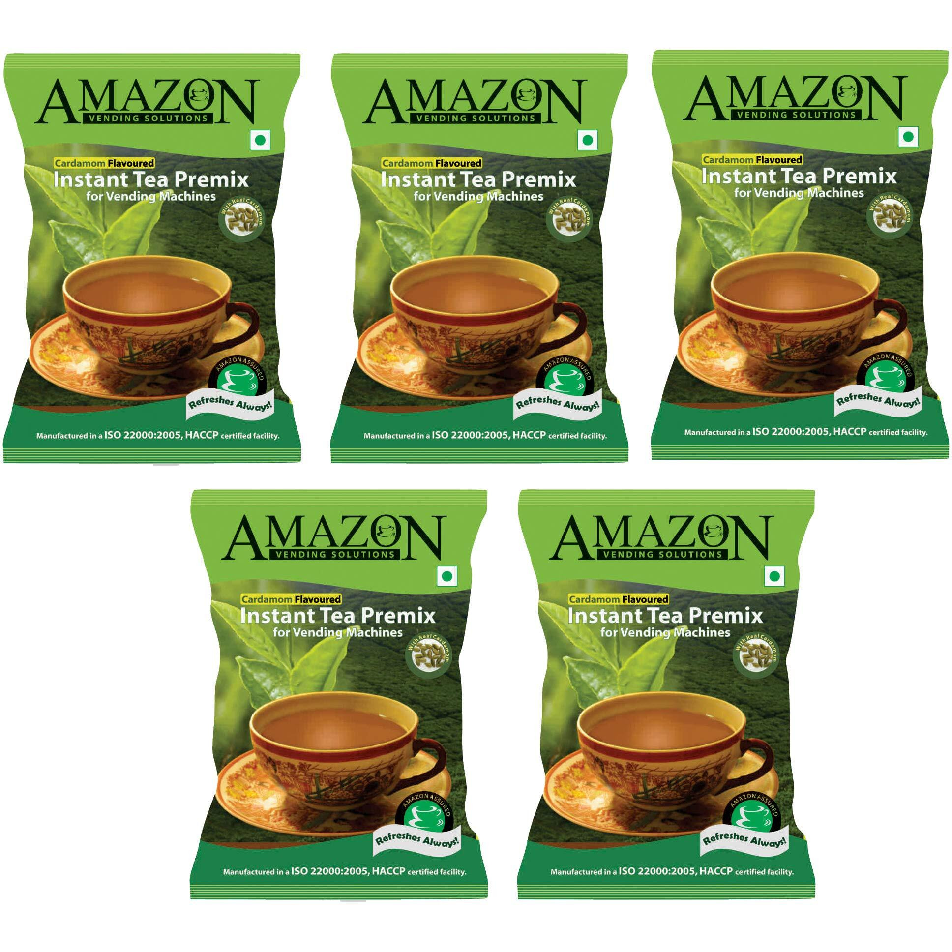 Amazon 3 in 1 Instant Cardamom Tea Premix (Premix Contains Tea, Milk and Sugar) for Vending Machines 5 Kg