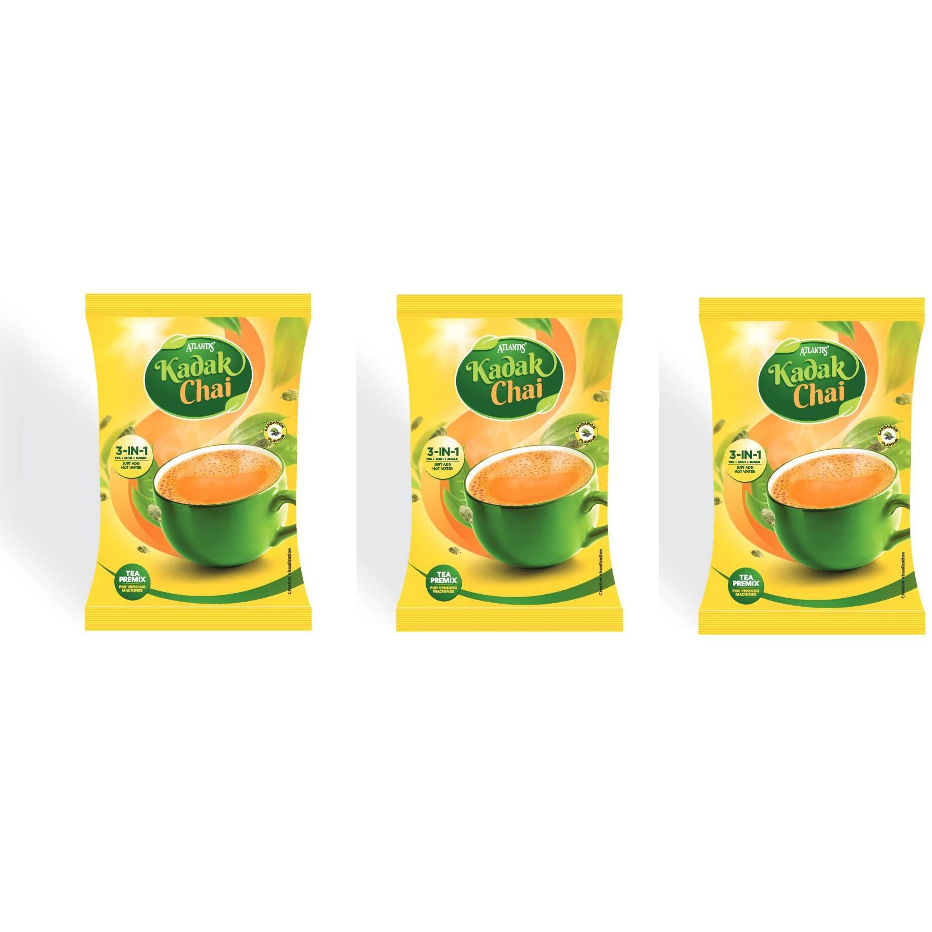 Atlantis Instant Kadak Cardamom Tea Premix for Vending Machines 3 Kg