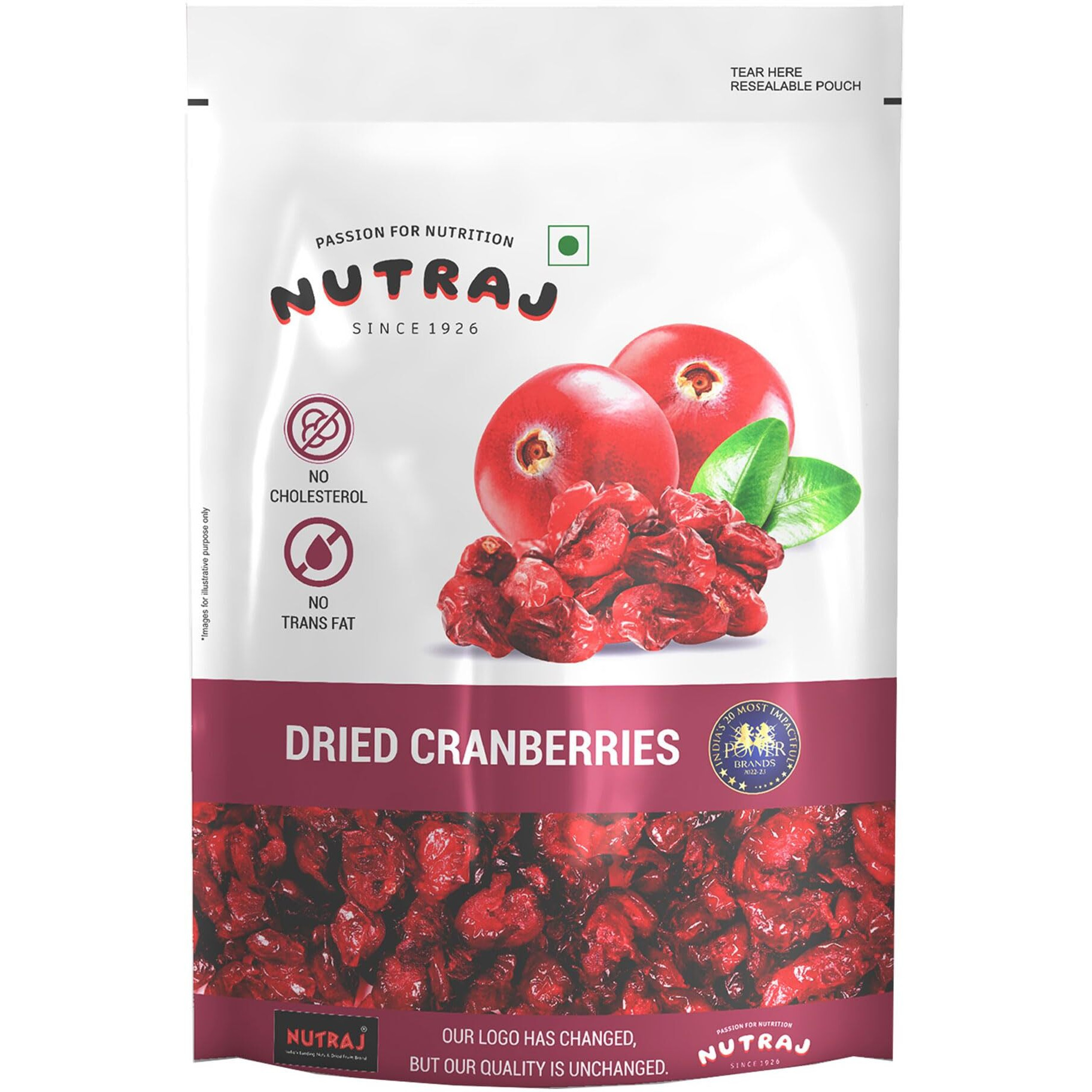 Nutraj Sweet & Tart Sliced Cranberry 180g | no added preservatives | Pouch | Rich in Calcium and Vitamin K | Vegan, Non-GMO | Ideal For Snacking | Berries | Pack of 1