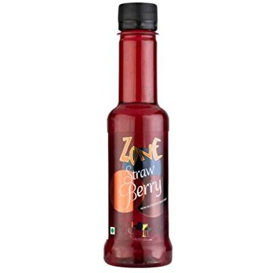ZONE Strawberry 240ml | Pure Strawberry Flavor for Mocktails, Cocktails, Lemonades, Iced Teas & More | 12+ Flavours, Liquid