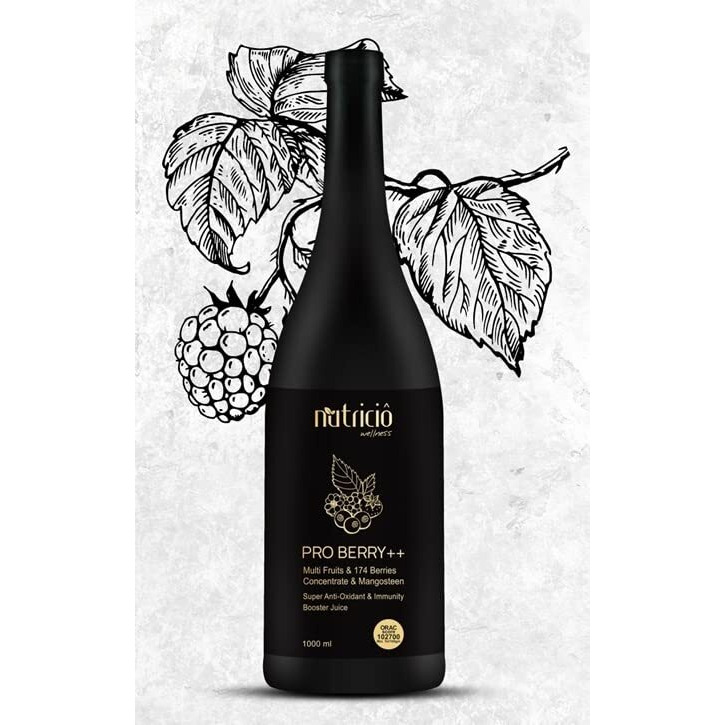 Nutrici Pro berry++ Multi Fruit juice, Antioxidant & Immunity Booster 1000ml, Truly Organic (Pack of 1)