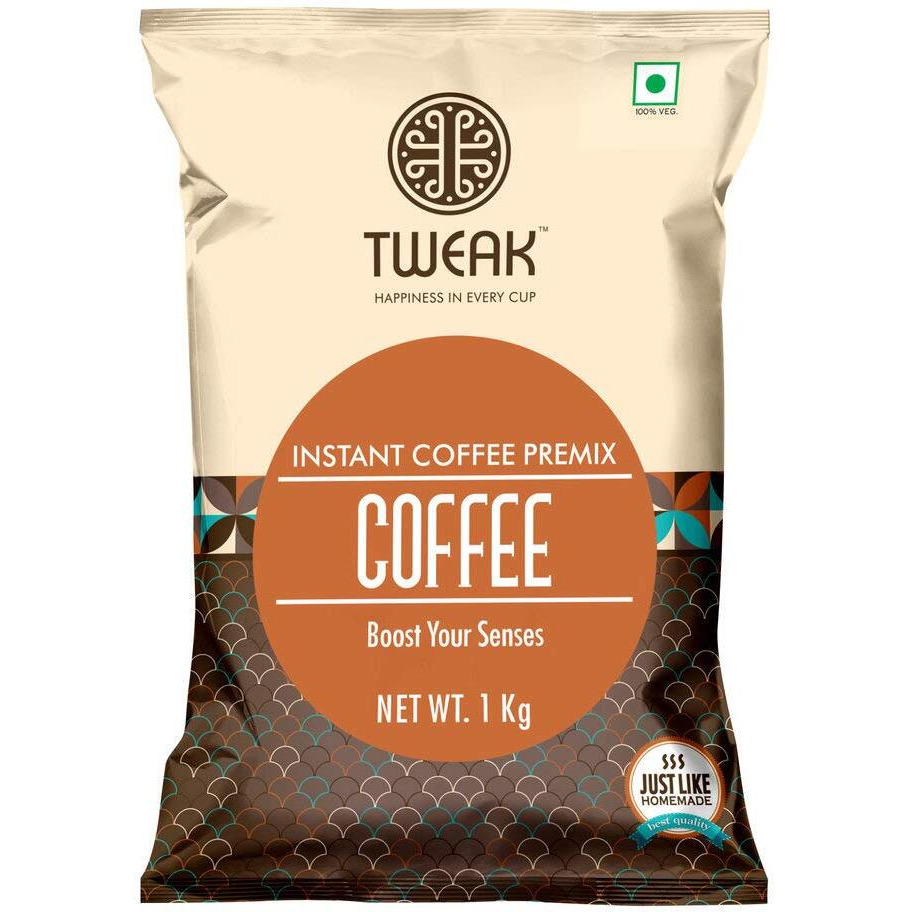 TWEAK Instant Coffee Premix 1 kg Pack (Combo Pack of 3 Packetx 1 kg each). Make approx 62 cups of 100ml from 1 kg.