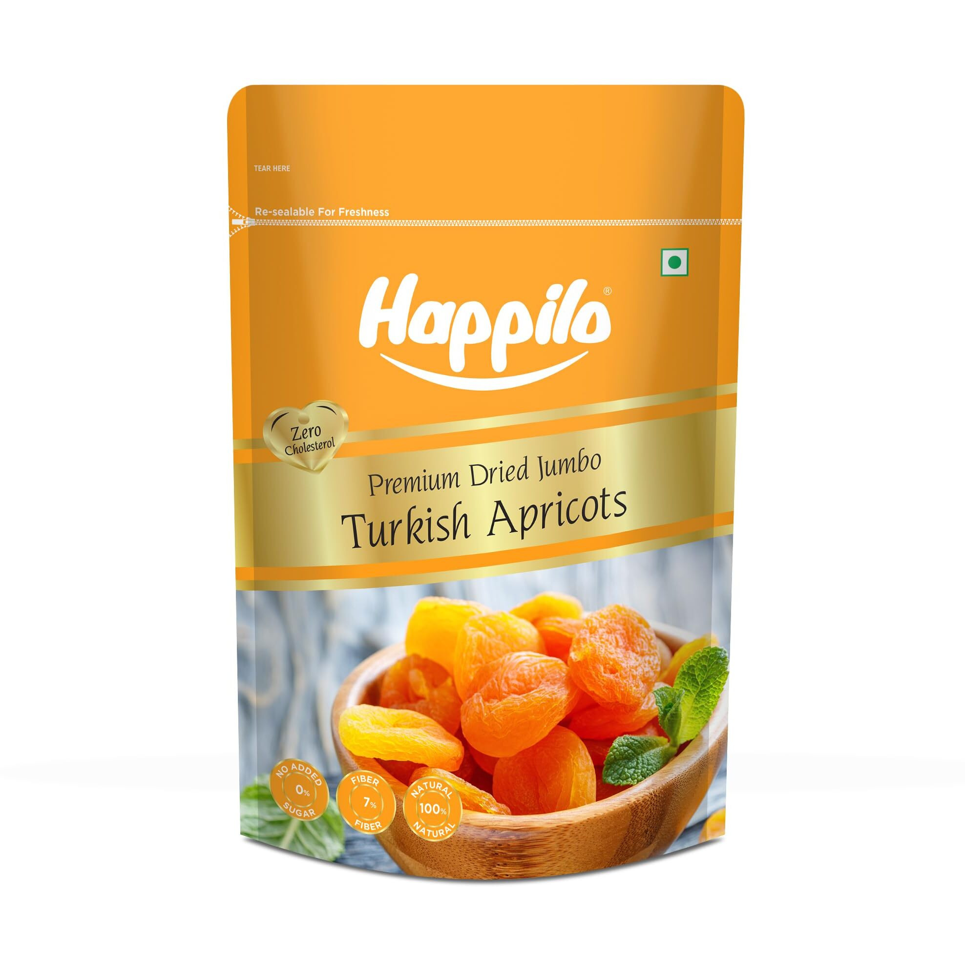HappiloPremium Turkish Apricots, 200g