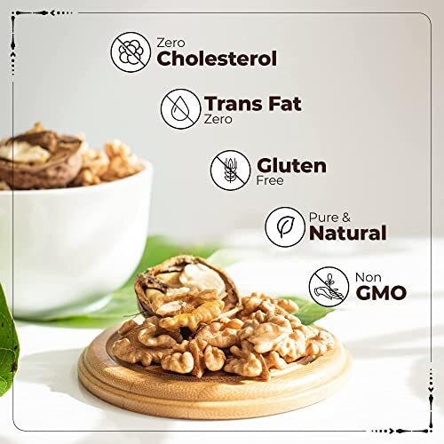 Happilo 100% Natural Californian Inshell Dried Walnut 200g