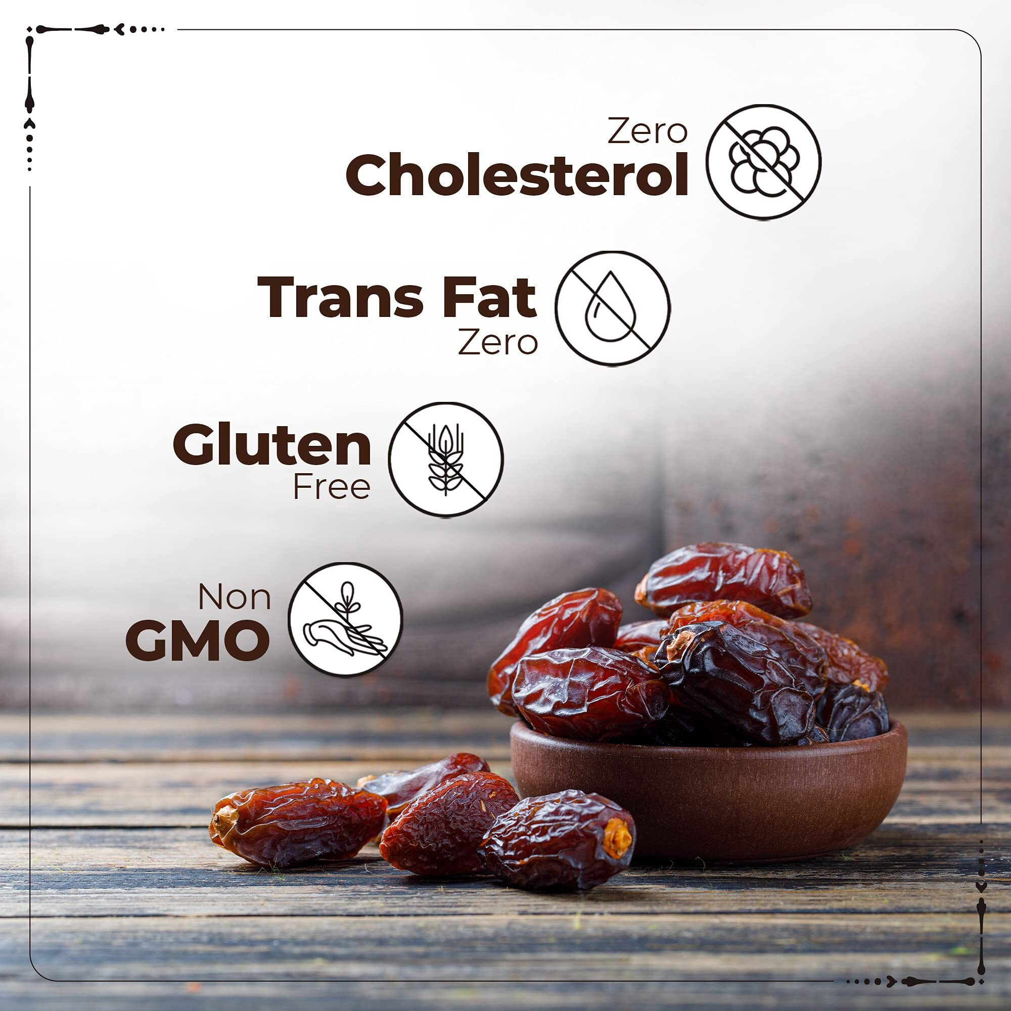 Happilo Premium International Omani Dates 250g, Khajoor/Khajur, Healthy & Nutritious Snack, Rich in Vitamins & Minerals, Natural Sweetener