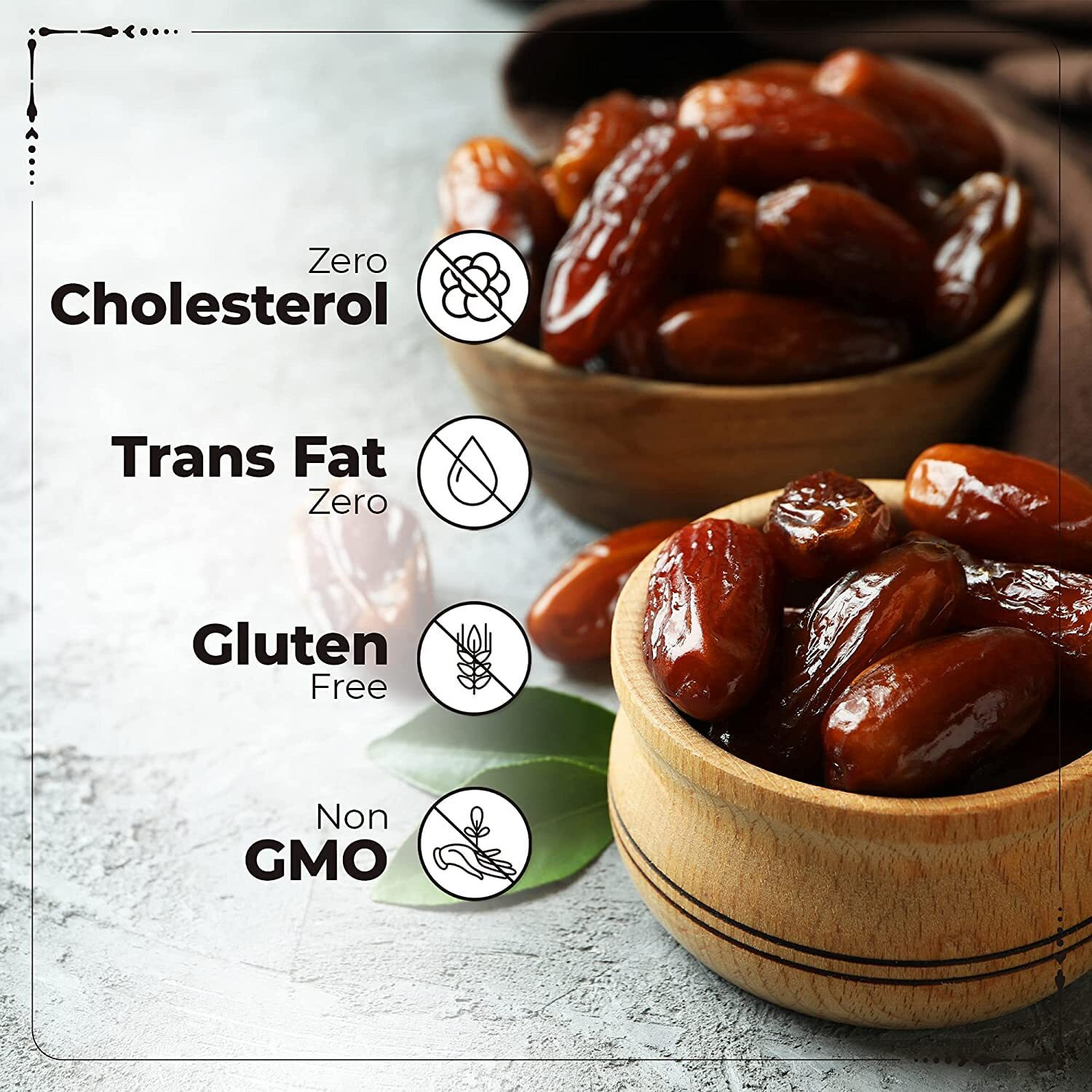 Happilo Premium International Queen Kalmi Dates 200 g (Pack of 2) | Fresh & Soft Khajur Dry Fruit with Natural Sweetness | Sourced from Saudi Arabia | 100% Naturally Dried & free from any Preservative