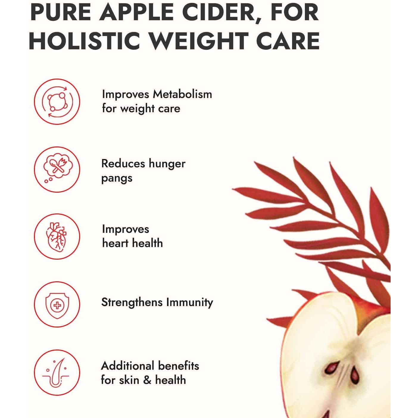 Kapiva Himalayan Apple Cider Vinegar with Mother Vinegar 500ml