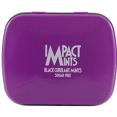 Impact Mints Products Sugar Free Black Currant Mints - Pack Of 3, 42 Gm