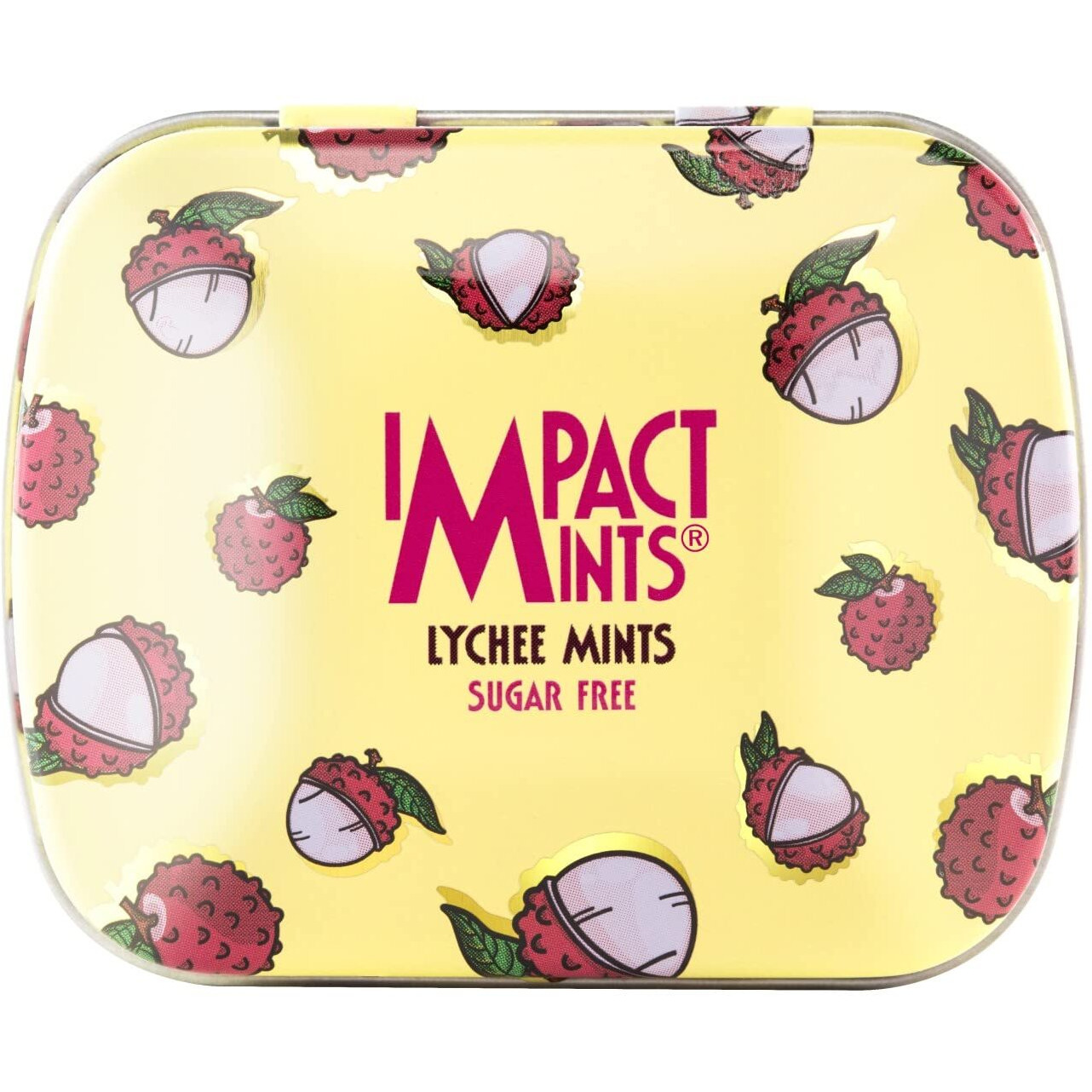 IMPACTMINTS Sugar Free Assorted Flavour Mints - Lychee, Watermelon & Pineapple Summer Edition (14g Each, Pack of 3)