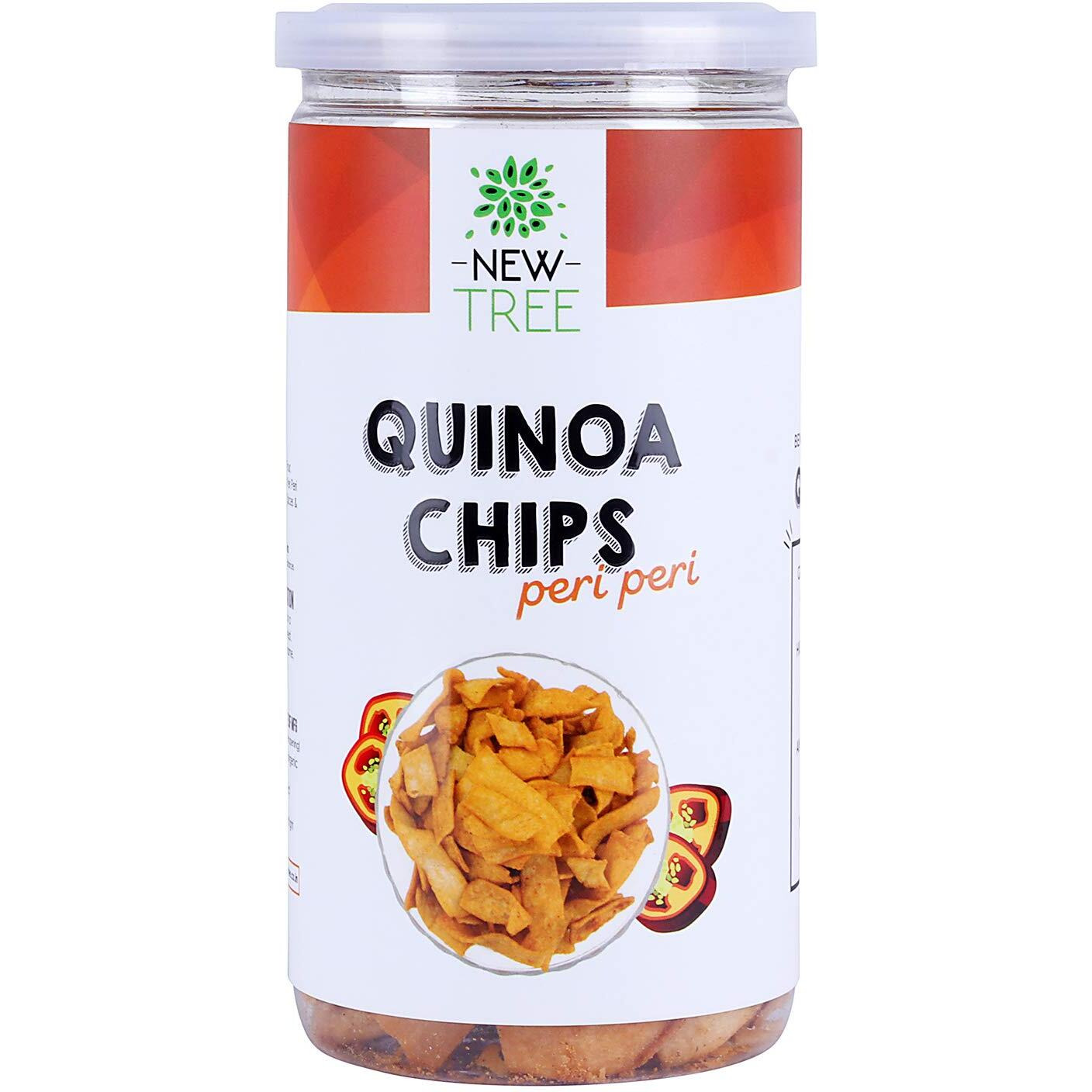 New Tree Quinoa Chips Peri Peri 225gms, Gluten Free Snacks