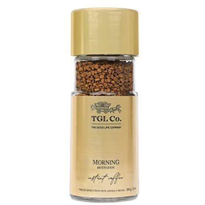 TGL Co. Morning Motivation Instant Coffee Powder | Anti Oxidant | Boost Energy | No Artificial Flavour | Rich & Smooth Taste | Hot & Ice Coffee | 100 Gm (Pack of 2)
