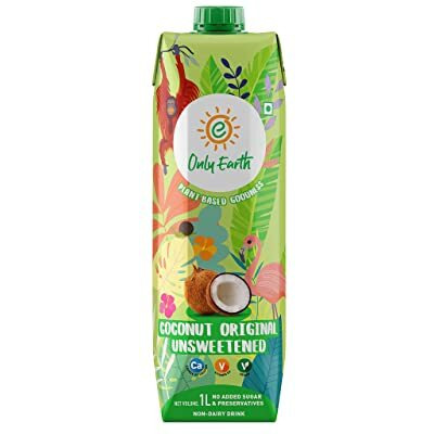 Only Earth Coconut Drink | Best for Coffee, Tea, Cereals, Shakes or As Is | 40% Coconut Water + 59% Coconut Milk | | Dairy Free | Unsweetened | Plant-Based | Source of Calcium | Preservatives Free | No Added Sugar | No Trans-Fat |Thai Coconuts