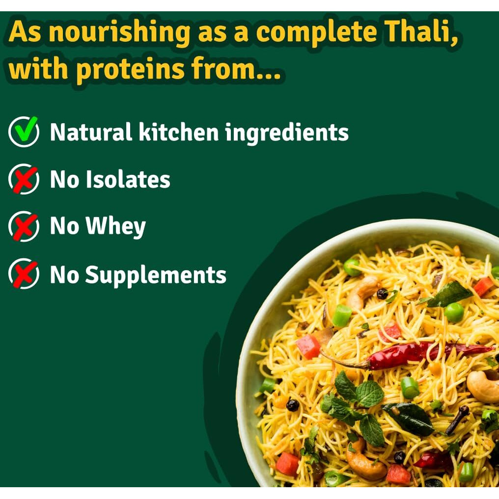 Prolicious 2X Protein Millet Vermicelli | Nutritious | Plant Based | No Palm Oil | No Maida | Quick & Healthy Breakfast Option | 400gms pack