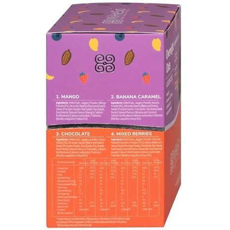 MiHeSo Mind Health Soul Overnight Oats (Assorted) 420G|Healthy Oatmeal Breakfast|Ideal For Weight Loss, Fitness|No Refined Sugar|High Protein, Calcium & Fibre|Gluten Free