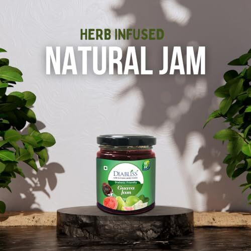 Diabliss Guava Jam - Diabetic-Friendly 225G Bottle|Low Gi - No Artificial Sweeteners|Blood Glucose Control|Crafted With Fresh & Nutrient-Packed Fruits|An Irresistibly Tasty Delight For All Ages
