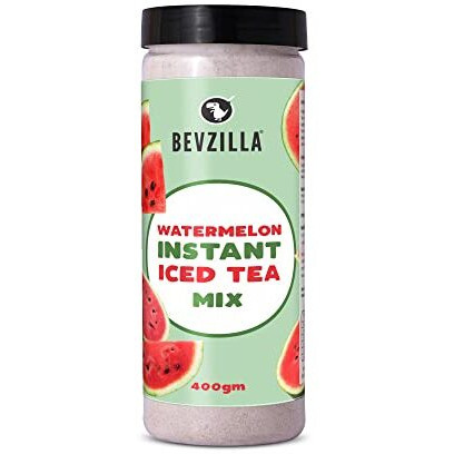 Bevzilla Watermelon Instant Iced tea Mix - 400 Grams | Perfect For Summers| Refreshing| Instant
