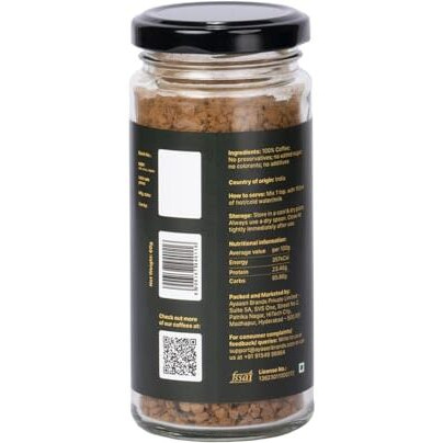Brew & Bliss Hazelnut Coffee | 60g | Instant Flavored Cafe Style Coffee | 100% Authentic Strong Coffee Powder for Hot & Cold