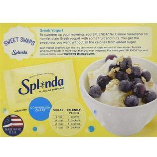 SPLENDA Chefs Need Splenda No Calorie Sweetener 100 Pkt/Sachet, 100g