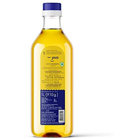 Jivo Extra Light Olive Oil - 1 Liter | Oil for Cooking, Dressings, Salad, Soups, Dips, and Marinades | Light, Flavorful, and Ideal for All Culinary Uses