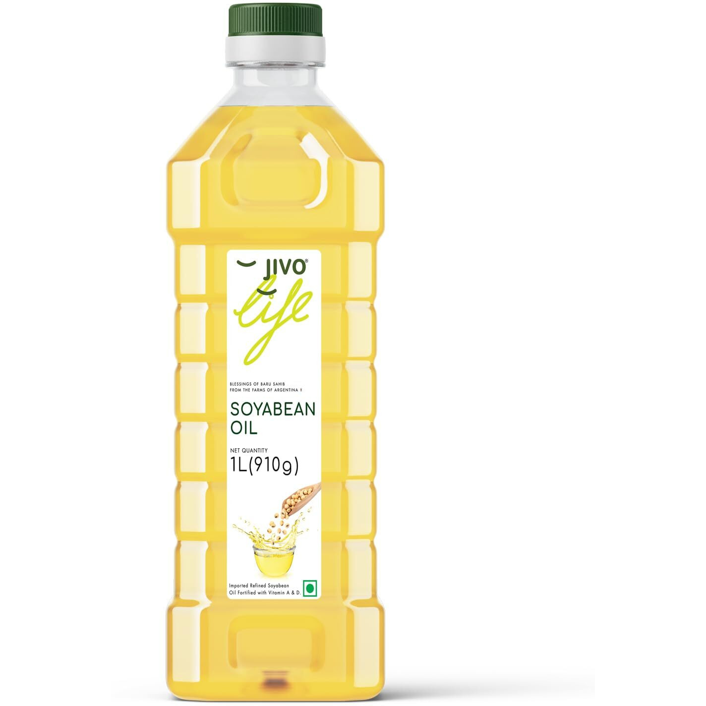 JIVO Cooking Edible Soyabean Oil 1 Ltr (Pack of 1)