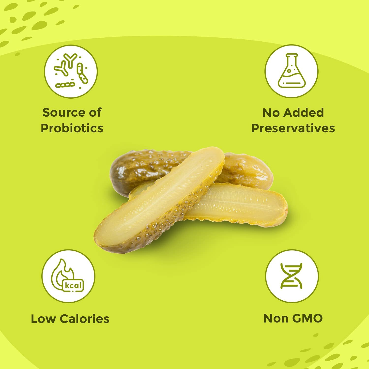 Neo Sandwich Stackers 480G I 100% Vegan I Low Fat Sweet and Salty Gherkin Slices, Ready to Eat, No GMO I Make Burger, Sandwich and More (Pack of 1)