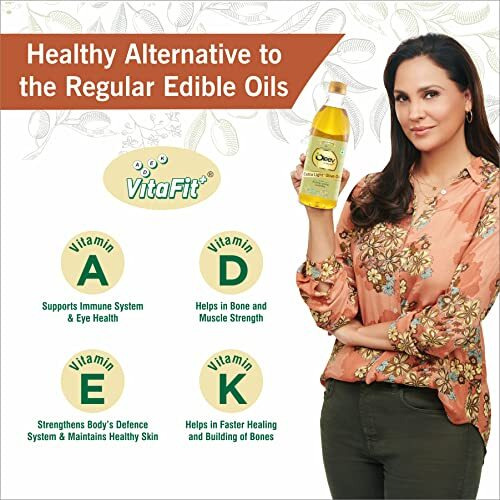 Oleev Extra Light Olive Oil, 500 ml PET Bottle